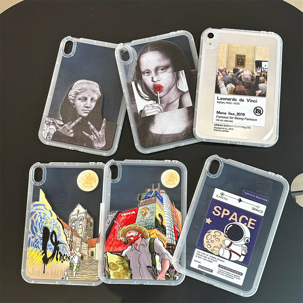 

Great Art Aesthetic David Mona Lisa Case for ipad 10th Gen Case 2022 iPad pro 11 9th/8th/7 10.2 iPad Air 5 4 Mini 6 Cover Funda