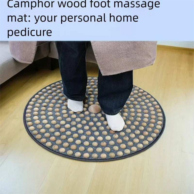 Foot Massager Wood Foot Massage Mat Acupressure Relax Massage Pad Trigger Jogging  Acupressure Board Foot Acupoint Massage Mat