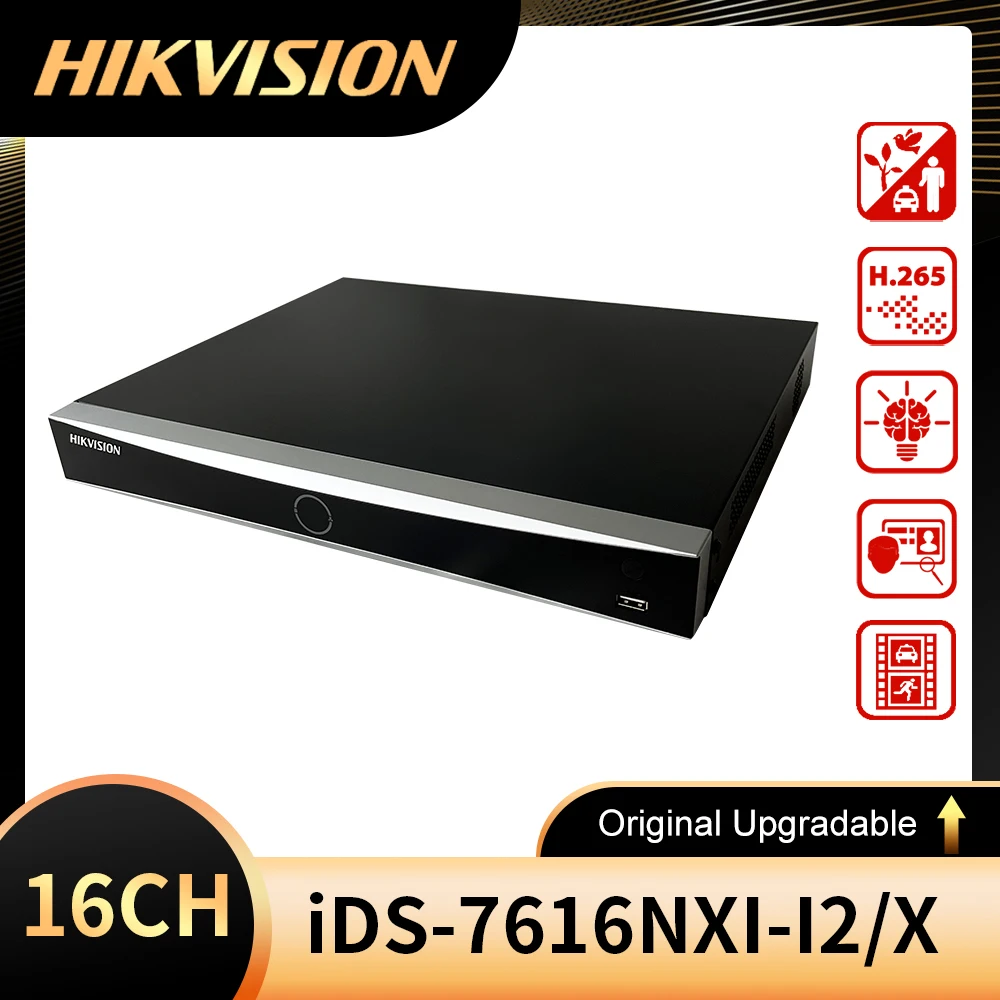 Hikvision Originale 8Ch Ids-7608Nxi-I2/X 4K Nvr E 16Ch Ids-7616Nxi-I2/X Videoregistratore Di Rete Deepinmind Series