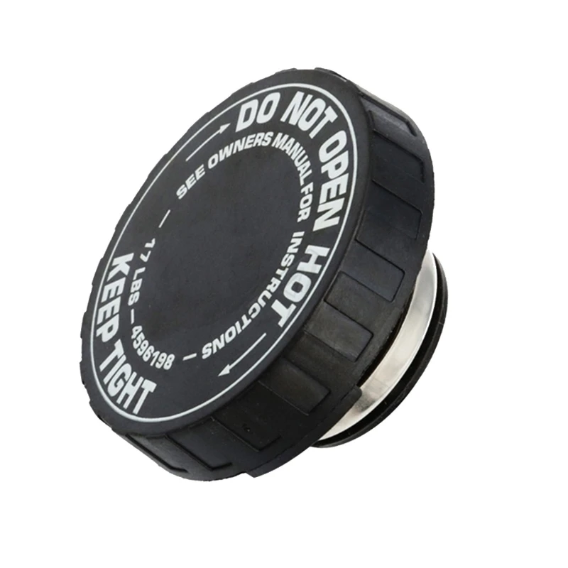 

Compatible for 4596198 55116897AA Radiator Reservoir Expansion Water Cover Automobile Durable Dropship