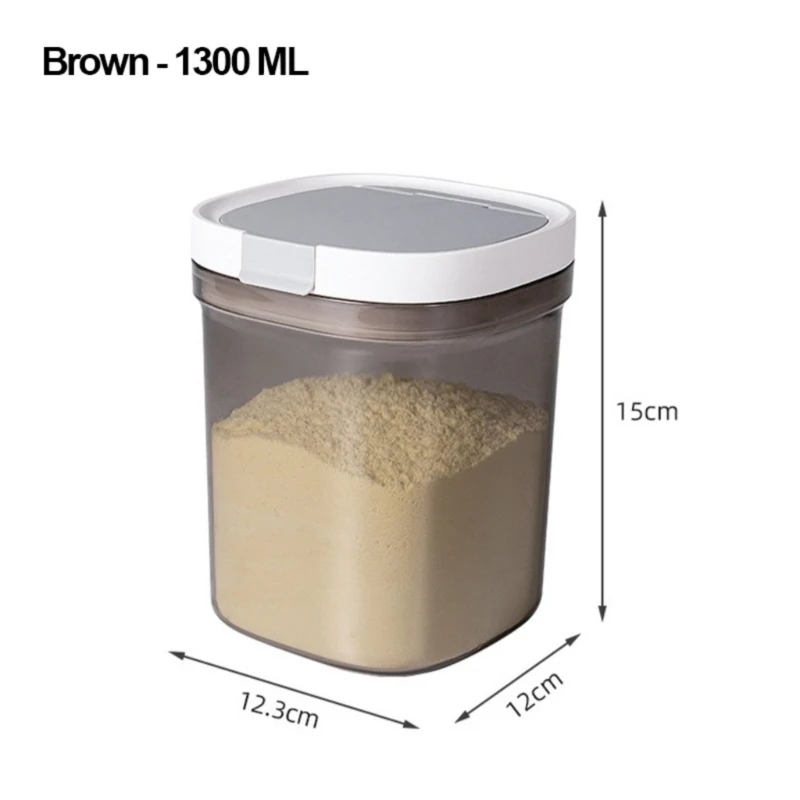 Large Capacity Nut Bean Organiser Case Box Moisture Proof with Spoon