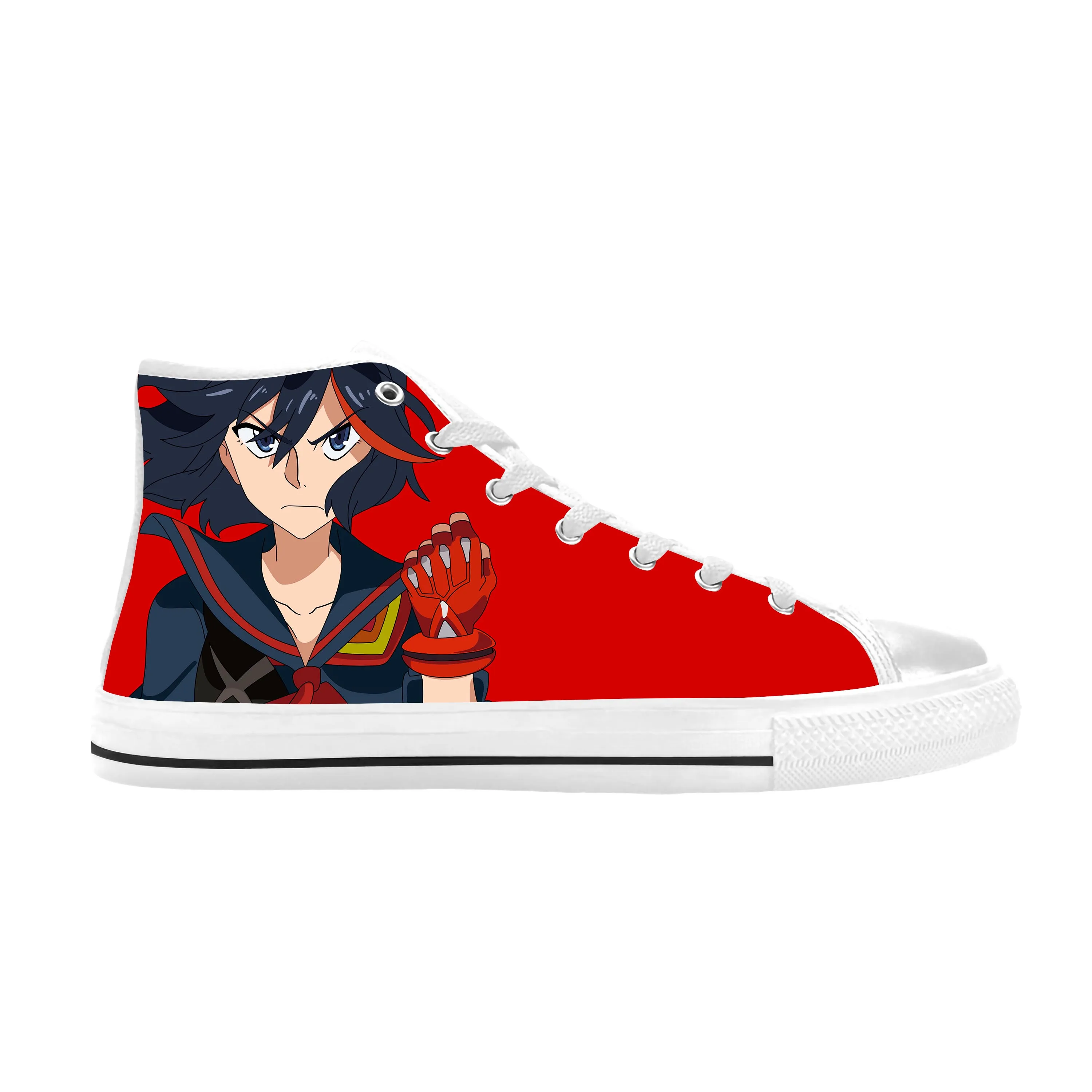 hot sale anime kill la kill t shirt men women 3d printed summer fashion casual harajuku style tshirt streetwear tops Hot Japanese Anime Manga KILL la KILL Matoi Ryuko Casual Cloth Shoes High Top Comfortable Breathable 3D Print Men Women Sneakers