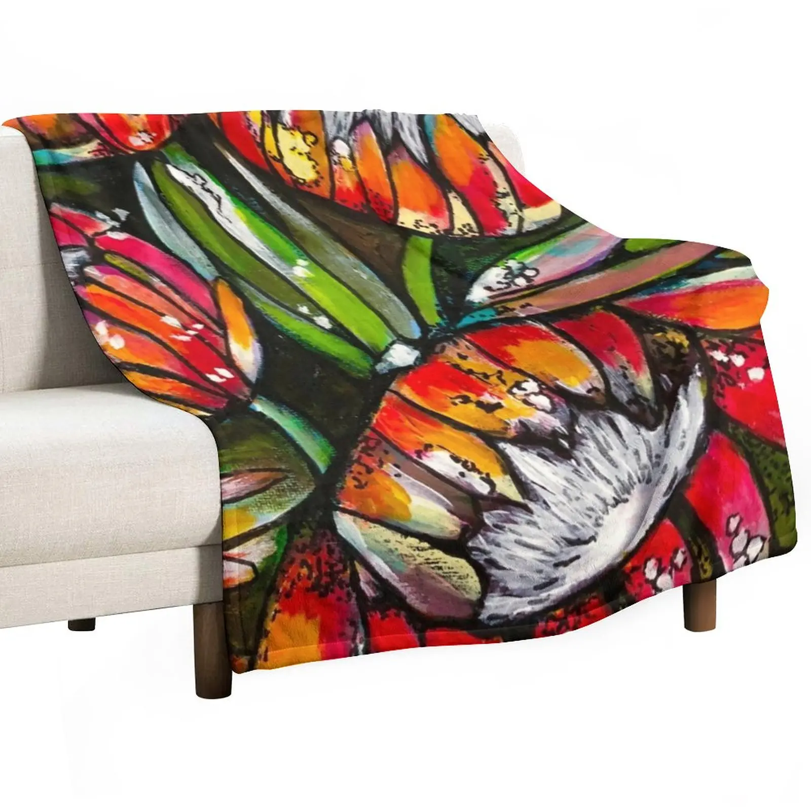 

New Protea Courage Throw Blanket Beautifuls Soft Beds cosplay anime Blankets