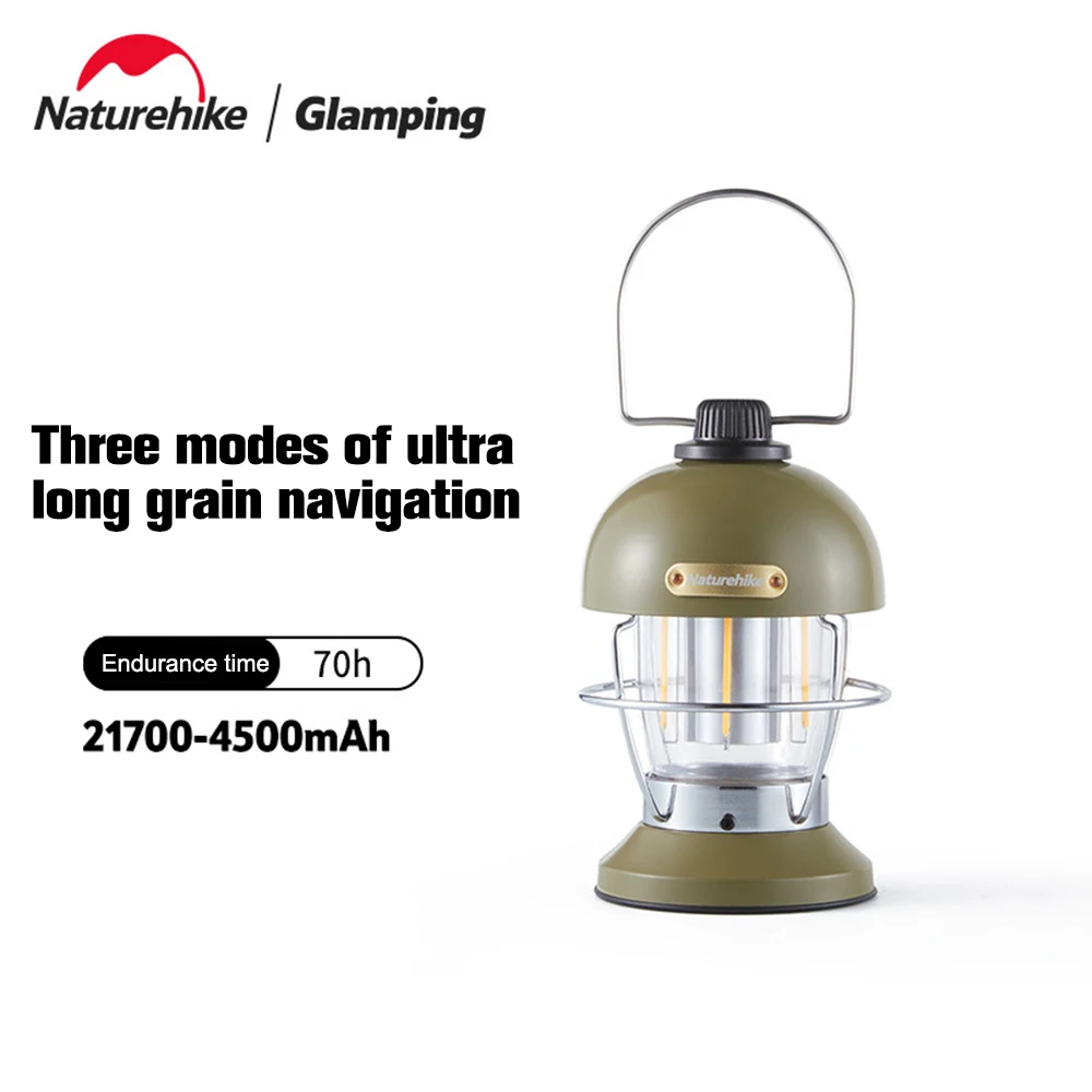 

Портативная керосиновая лампа Naturehike NH22ZM007 для кемпинга, уличное освещение для пикника, пляжа, бассейна, ультралегкое светодиодное освещение с кнопками и переключателями