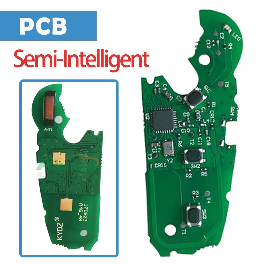 Auto Remote Circuit Board Ask 434/433.92/315Mhz 3 Pulsanti Megamos Aes Car Pcb Panels Piattaforma Semi-Intelligente Mqb Per Audi A3