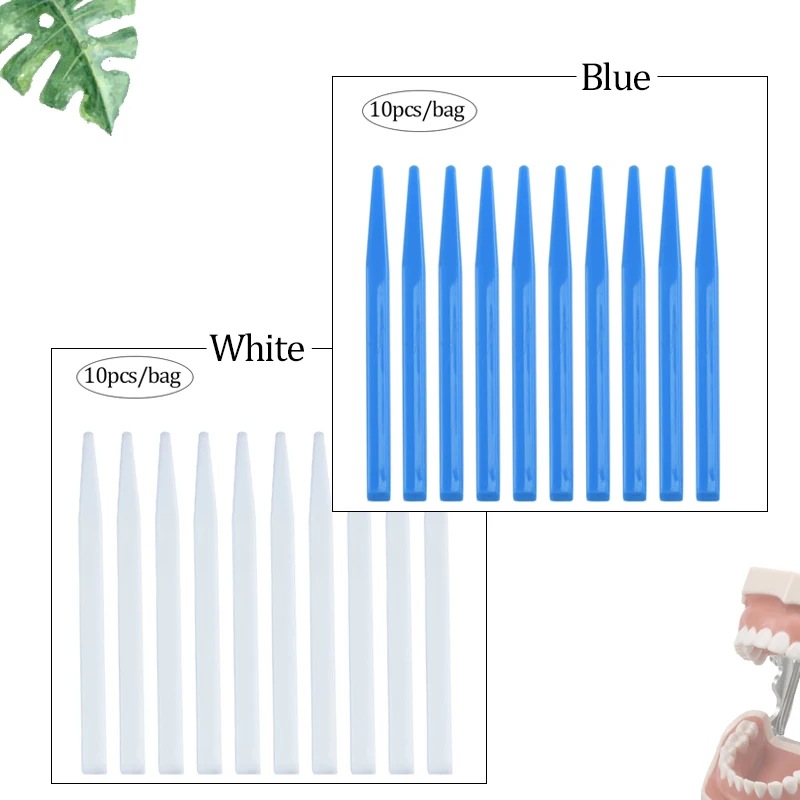 

10pcs Disposable Dental Mixing Spatula Plastic Mixing knife Cement Powder Plaster Mixing Material For Dentist Lab Tools