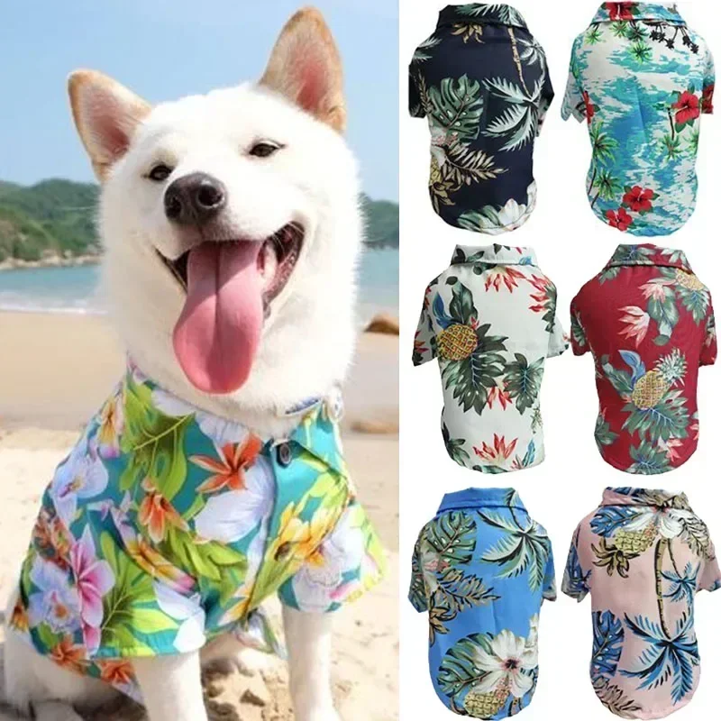 Camisa Havaiana para Cães - Estilo e Conforto de Verão | Caprioli - Vista Principal