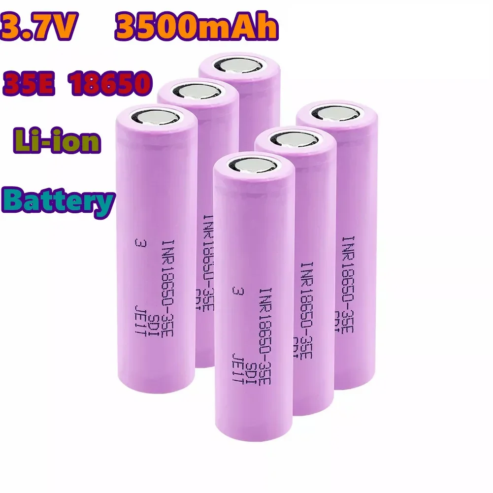 Bateria De Iones De Litio 2023, 18650 Mah, 18650 V, 25A, 3500, 3,7, De Alta Potencia, Originale, Outil Electrique 35E Inr, Noveda