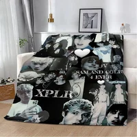 Printed Blanket Sam and Colby XPLR Picnic Blankets Warm Blanket Soft and Comfortable Blanket Home Travel Birthday Gift 2