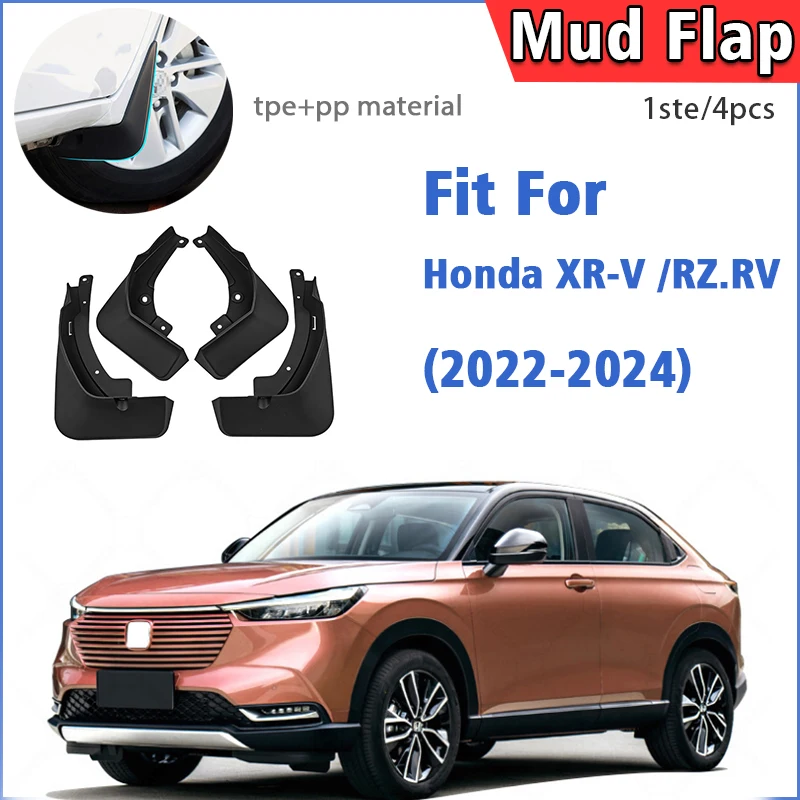 

Front Rear 4pcs FOR Honda XRV XR-V RZ RV 2022 2023 2024 Mud Flap Guards Splash Mudflaps Car Accessories Mudguard Fenders