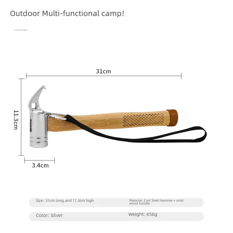 Grid handle-white head hammer