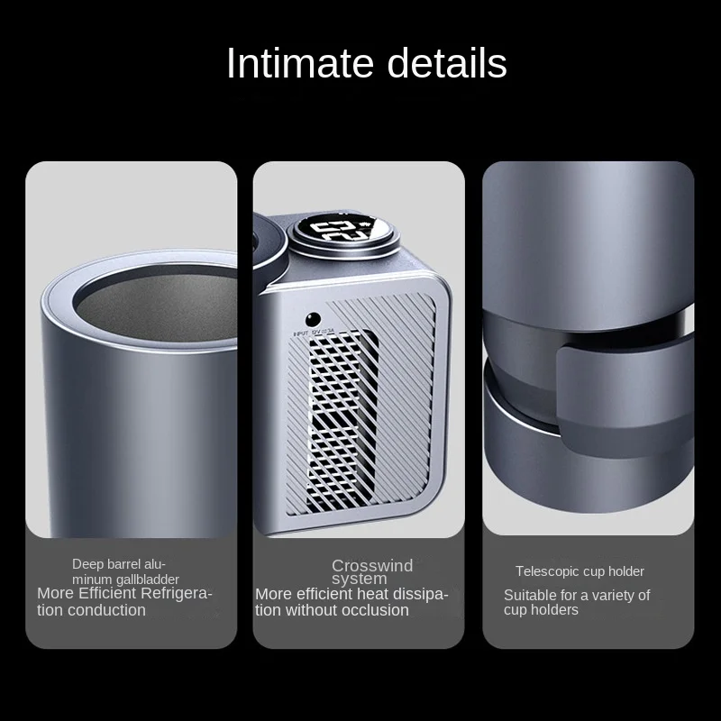 Smart Hot Cold Cup 2 in 1 Car Drinks Cooling and Heating Car Cup Cooler/Warmer Drinks Traveler Portable Mug Holder