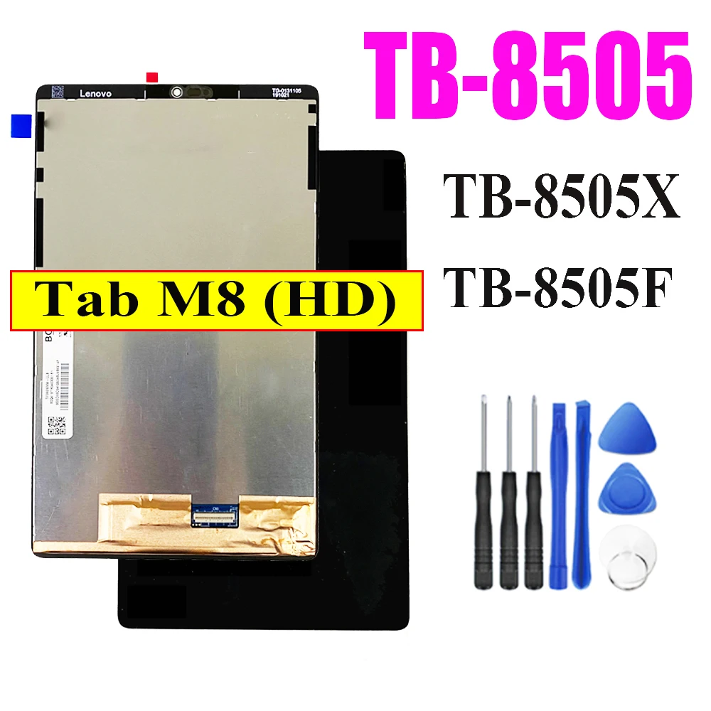 Original New 8.0" inch LCD For Lenovo Tab M8 PRC ROW TB 8505X TB 8505F