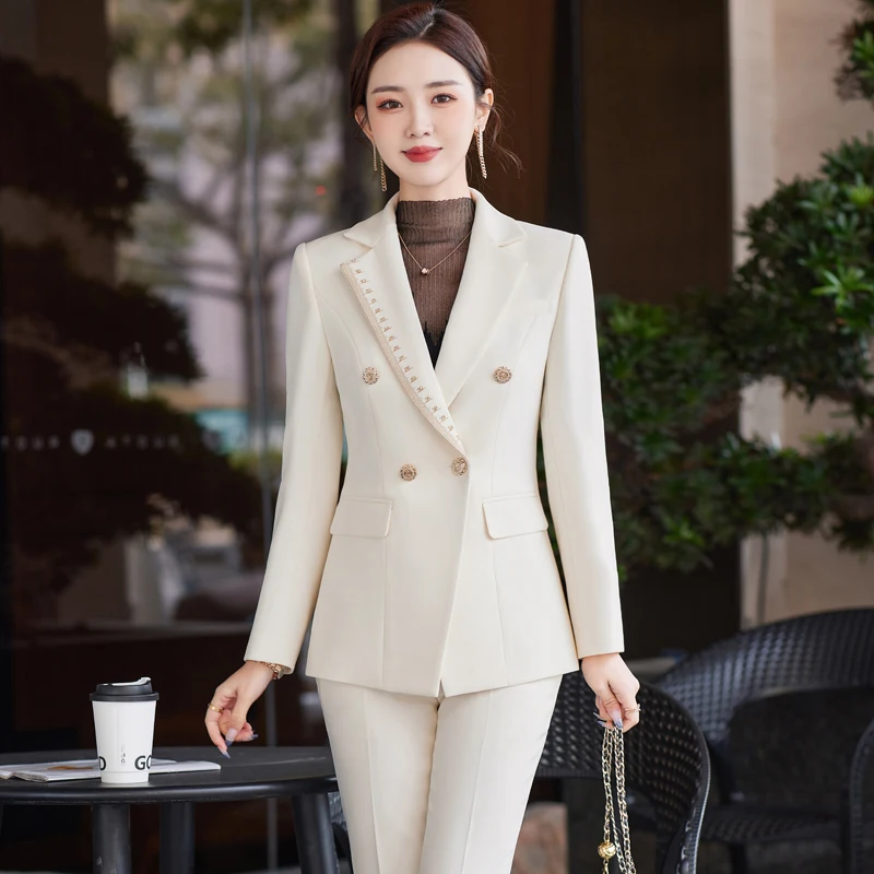 2021 New Office Lady Formal Pants Women Professional Business Trousers Girls  Full Length Work Wear Career Pant Female Clothes - AliExpress