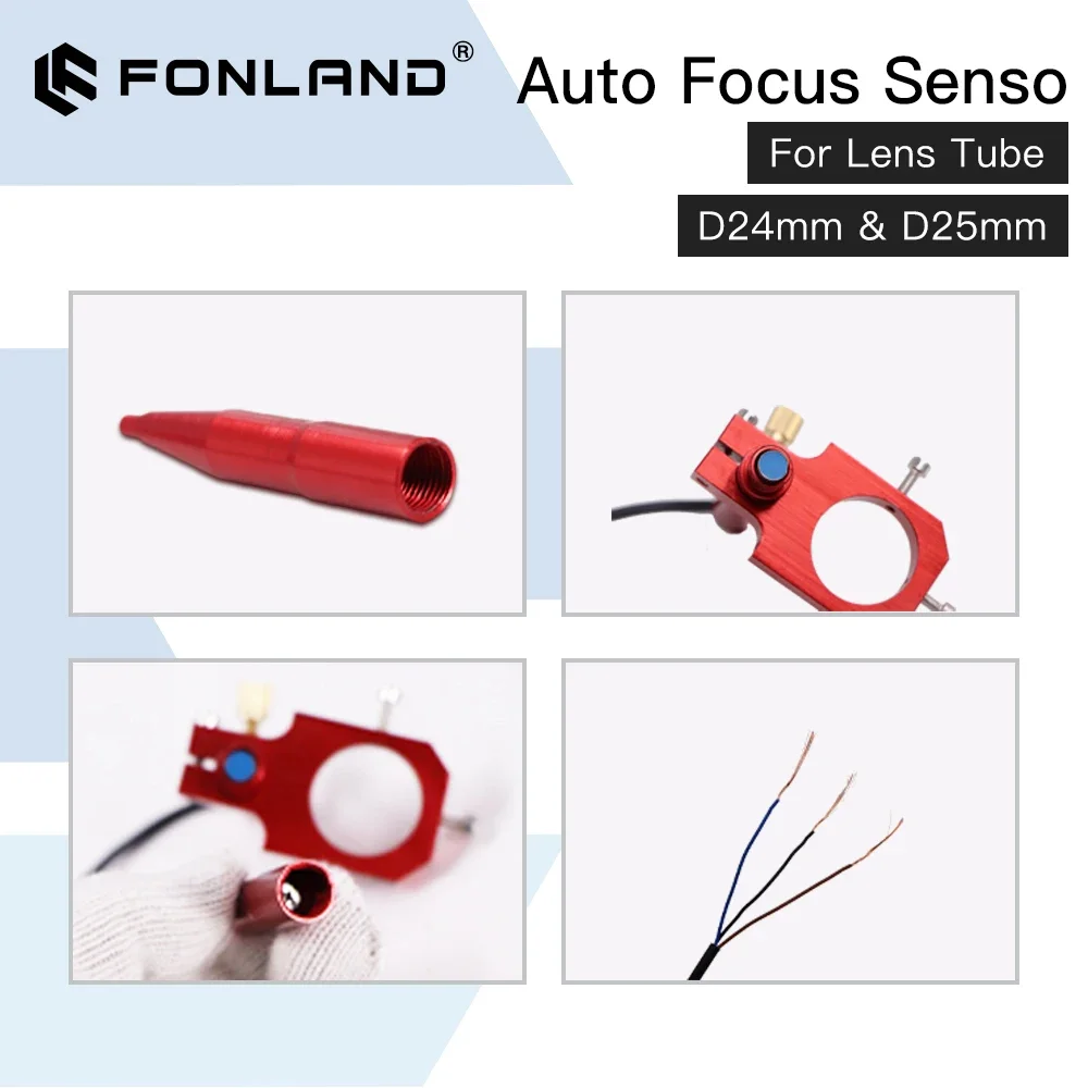 Fonland auto focus sensor Z-Axis for automatic motorized up down table CO2 laser engraving cutting machine laser machine spare parts