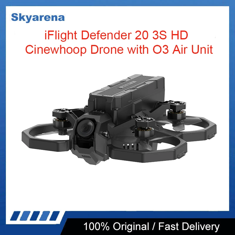 Iflight Defender 20 3S Hd Cinewhoop Drone Bnf Con O3 Air Unit Per Parti Fpv