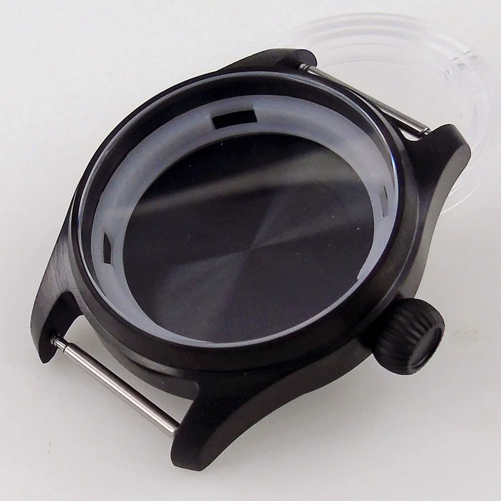 Waterproof Pilot Watch Case for NH35 NH36 ETA2824 PT5000 Movement 