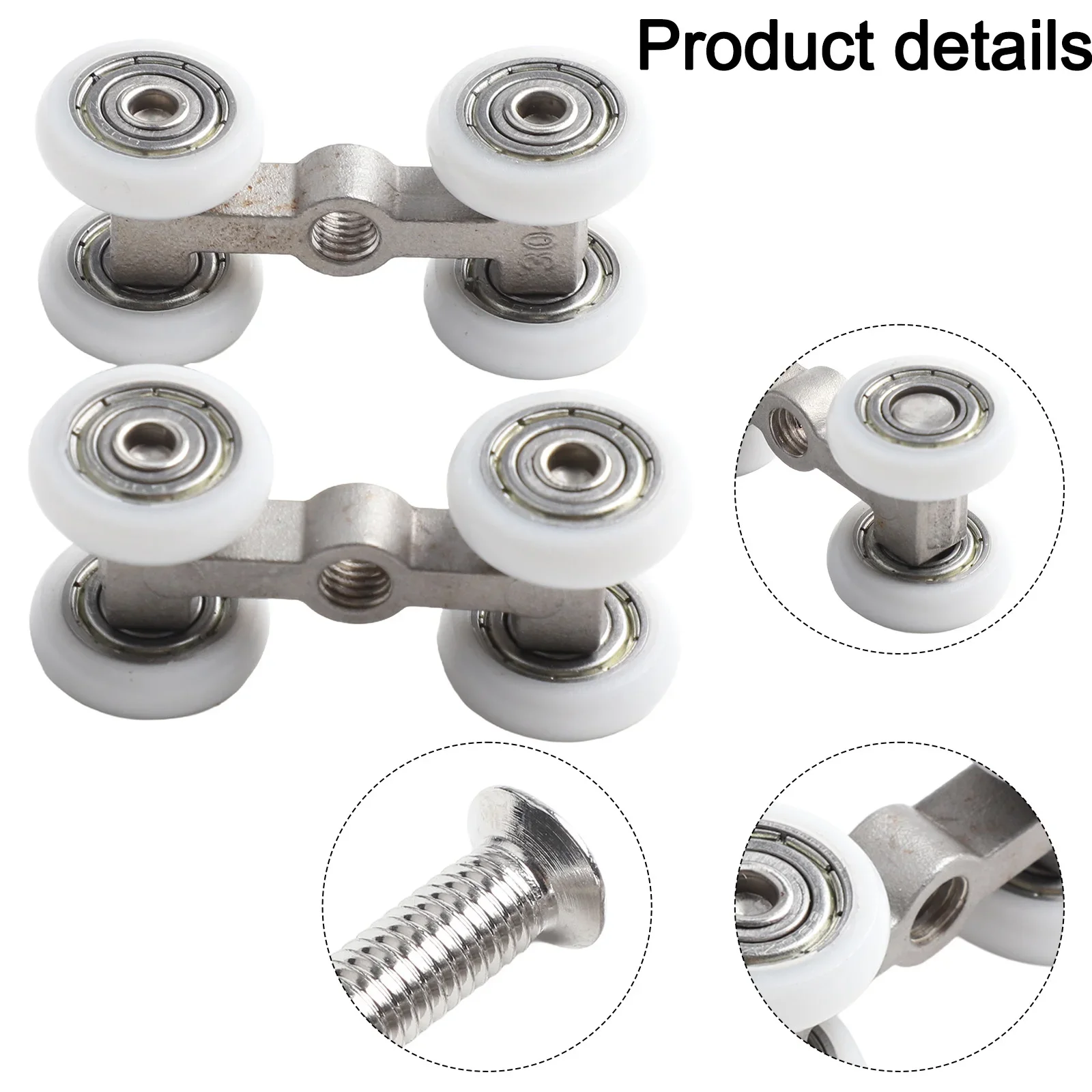 Sliding Doors Roller Load Bearing Hanging Wheel For Home Sliding Door Runners Replacement High Quality 1 Set sliding door roller