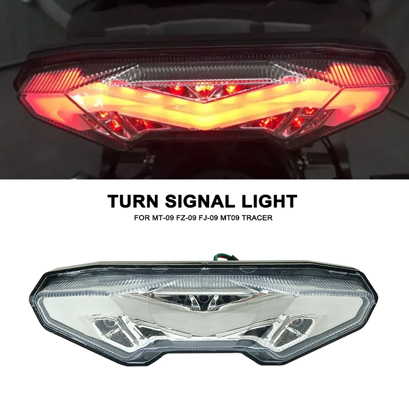 

MT-09 Motorcycle LED Turn Signals Integrated Tail Light Rear Brake Taillight For Yamaha MT-09 FJ-09 MT09 Tracer FZ-09 2014-2016
