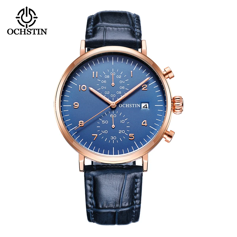 Ochstinprominente business high-end new fashion watches multi-functional quartz movement waterproof men's quartz watch