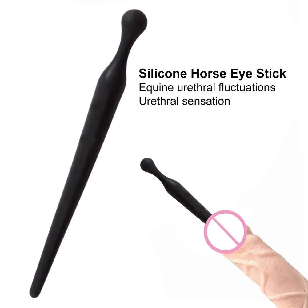 Silicone Urethral Dilator Ergonomic Male Sex Catheter Stimulation Stopper