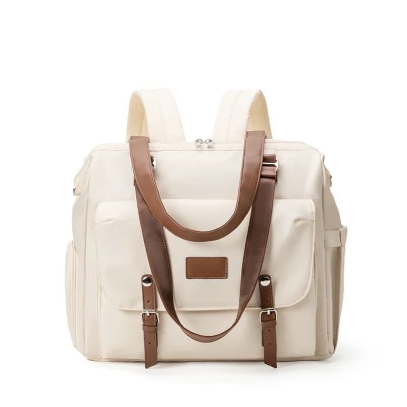 엄마 가방 엄마와  나들이를 위한 경량 배낭 기저귀 가방 대용량 다기능 폴리에스테르 크로스바디 백