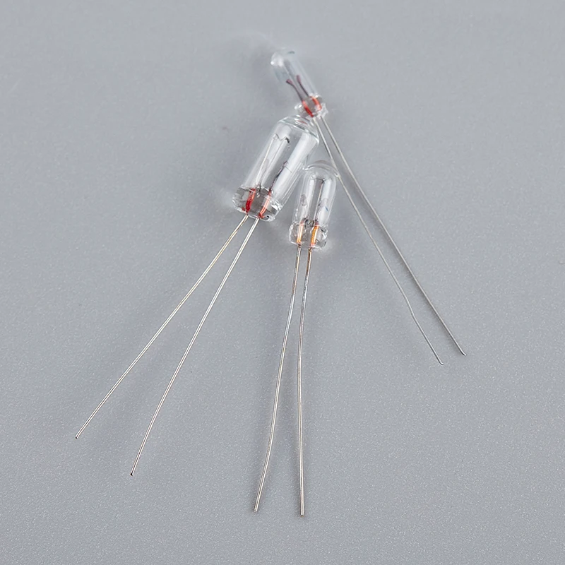 10pcs Mini Lamp Light Bulb 0.07A 3mm 4mm 5mm 1.5V/3V/6V/9V/12V/24V Edison Incandescent Filament Rice artificial rose led light