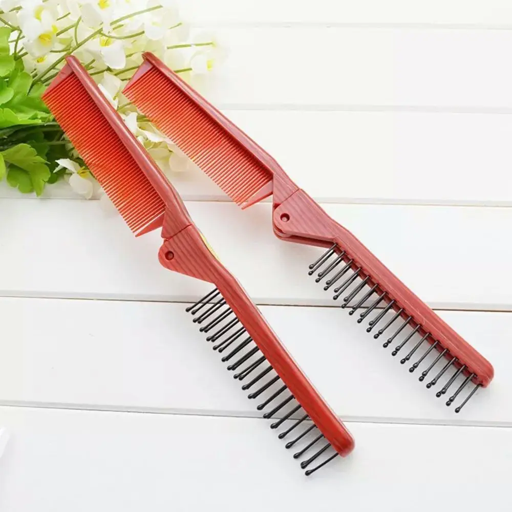 

High Quality Handy Travel Hair Styling Salon Brush for Detangling Hair Comb Antistatic Hairbrush Folding Combs Portable Tools