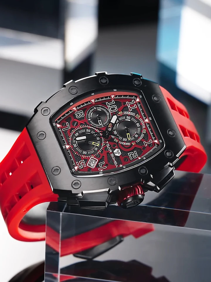 TSAR BOMBA クロノグラフ腕時計 S99a7537cc6ae407baa23ce5c40268