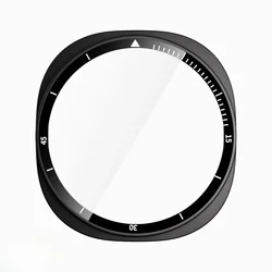 Enhanced Protective Case with Integrated Film for Samsung Galaxy Watch 8 (Black)