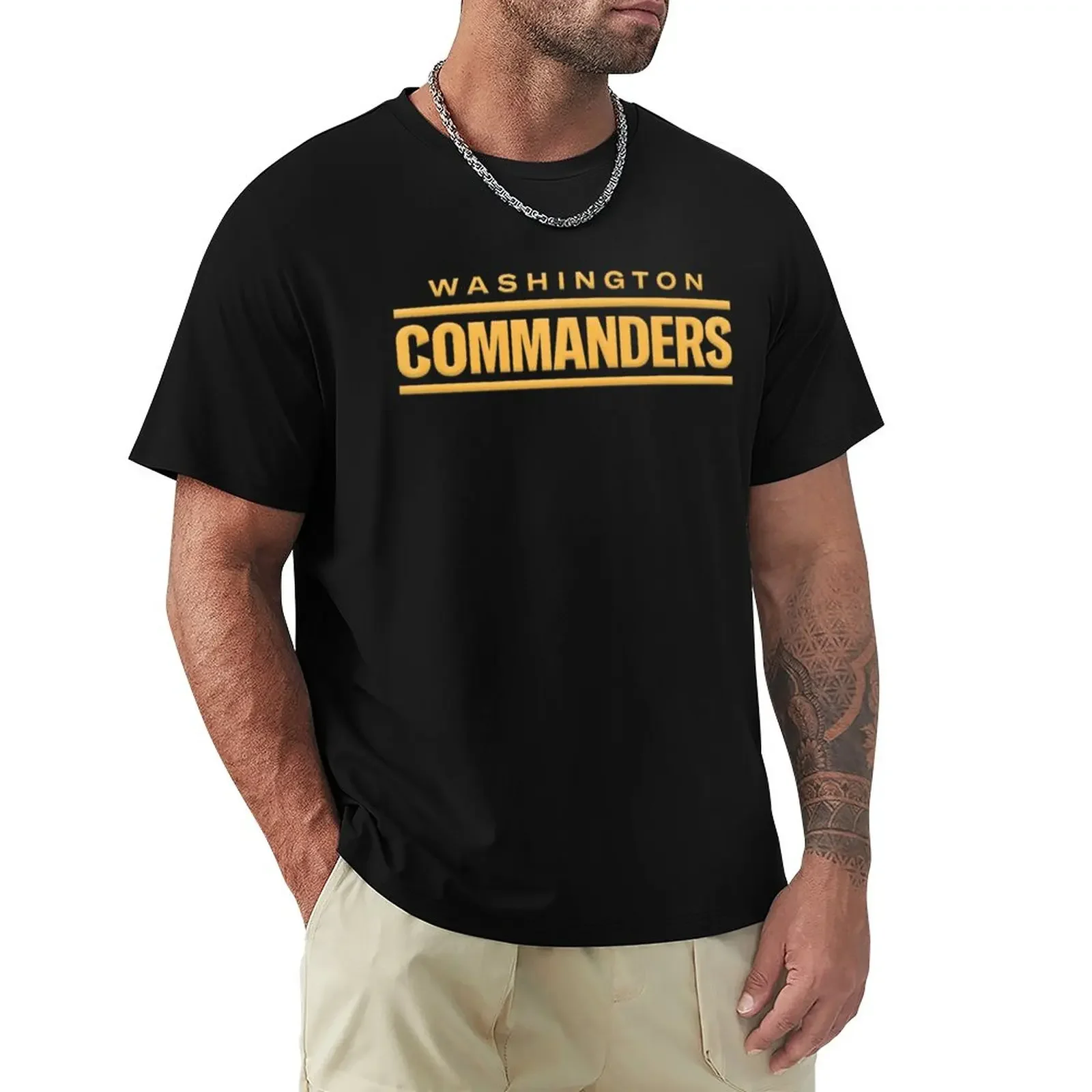 WS Commanders T-Shirt graphics tops plain heavyweight t shirts for men