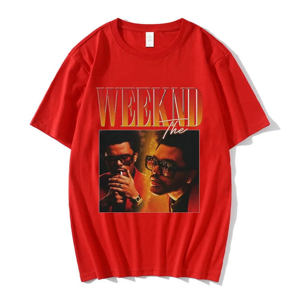 The Weeknd 2.0 90s Vintage Unisex Black Tshirt Men 5