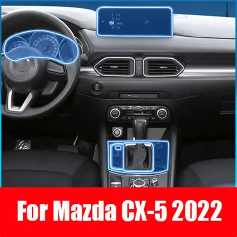 

TPU Protective Film Auto Interior Anti-scratch Film Fittings For CX-5 2021 2022 Auto dashboard LCD Screen Interior