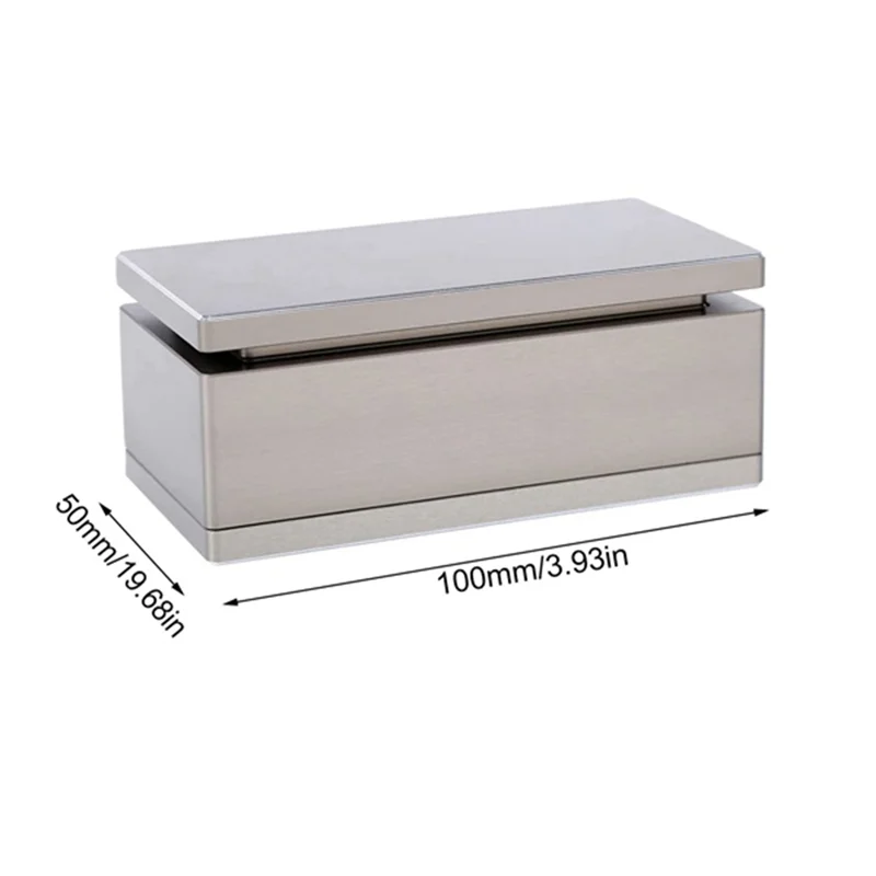 Rosin Machine Pre-Pressing Plate Pure Aluminum Pre-Pressing Mould Plate With Silicone Box 2X4in