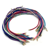 Collier en Nylon réglable, pendentif tressé fait à la main, 3MM, pour bricolage, accessoires de fabrication de bijoux, 10 pièces 5