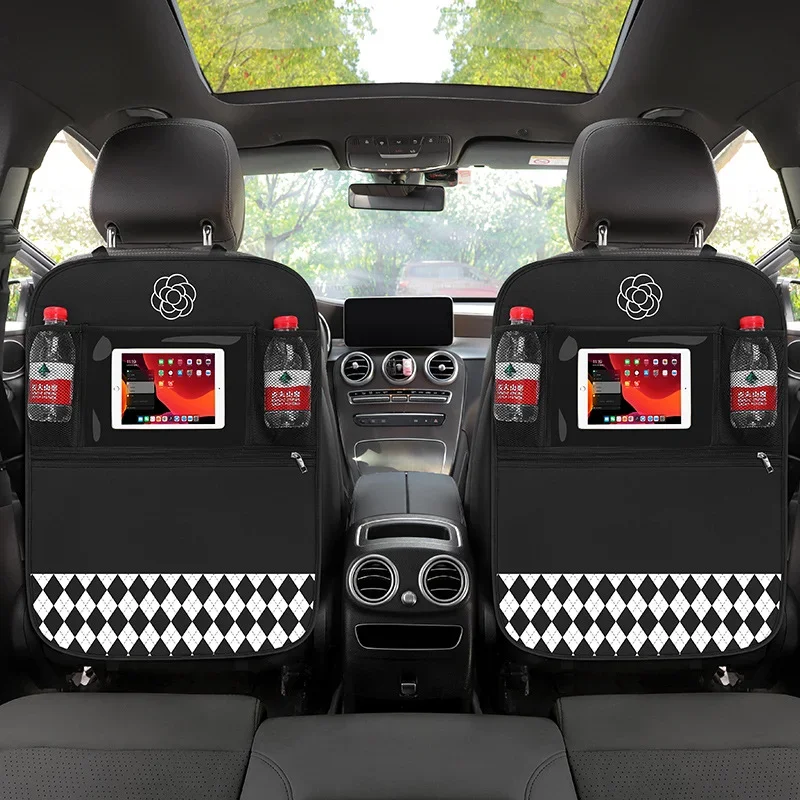 Car Anti-Kicking Mat Rear Car Carrying Creative Cute Seat Anti-Dirty Protection Mat Universal Children With Anti-Frictio