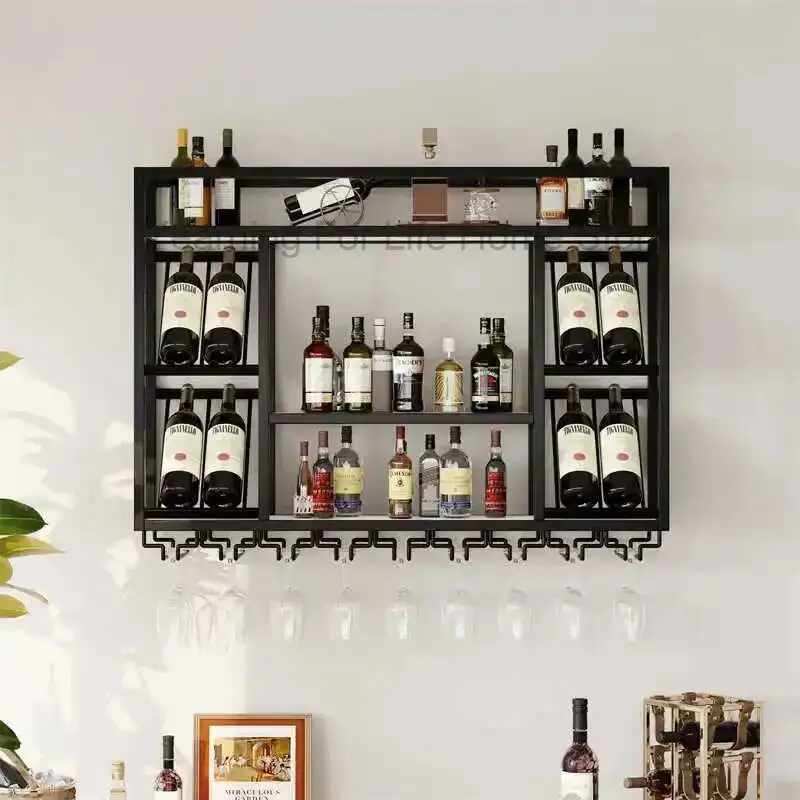 Coffee Display Cabinet Glass Showcases Collection Drinks Showcase Living Room Storage Furniture Wine Fridge Bar Rack Wall Home