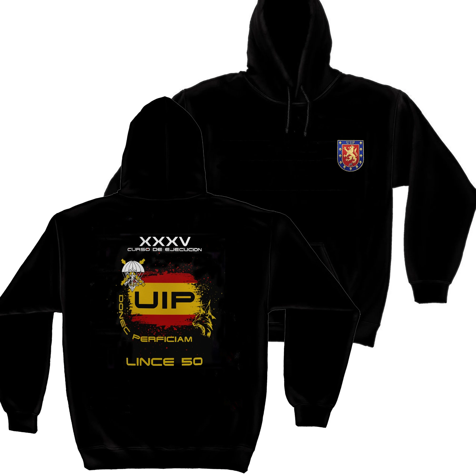 

XXXV рекламная UIP Lince 50 полиэстер страны Испании пуловер Толстовка Новинка 100% хлопок повседневные мужские свитшоты модная уличная одежда