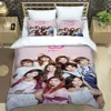 KPOP TWICE Combination Bedding Sets exquisite bed supplies set duvet cover bed comforter set  bedding set luxury birthday gift 3