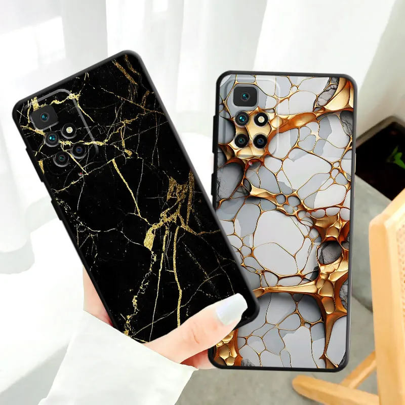 Elegant Senior Marble TPU Soft Phone Case Cover