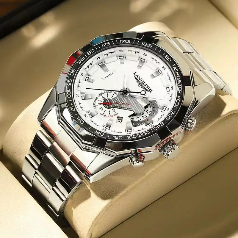 LANGLISHI Quartz Watch Mens Watches Top Brand Luxury Imported Movement