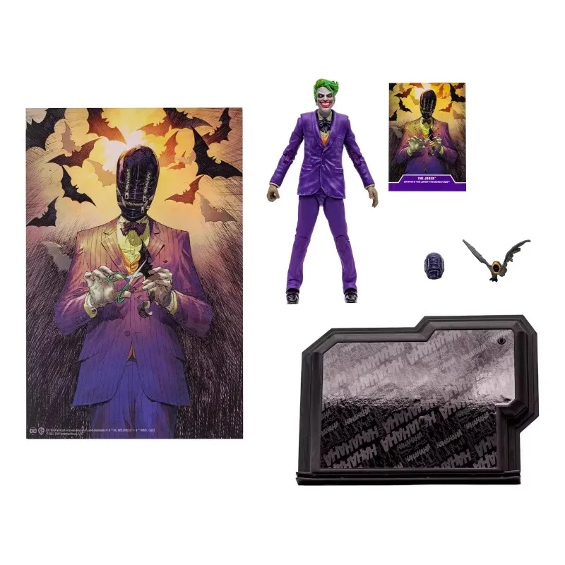 

mcfarlandNew DC Deadly Double Sha Joker 7-inch Authentic Figures Model with Moving Doll Toy Gift