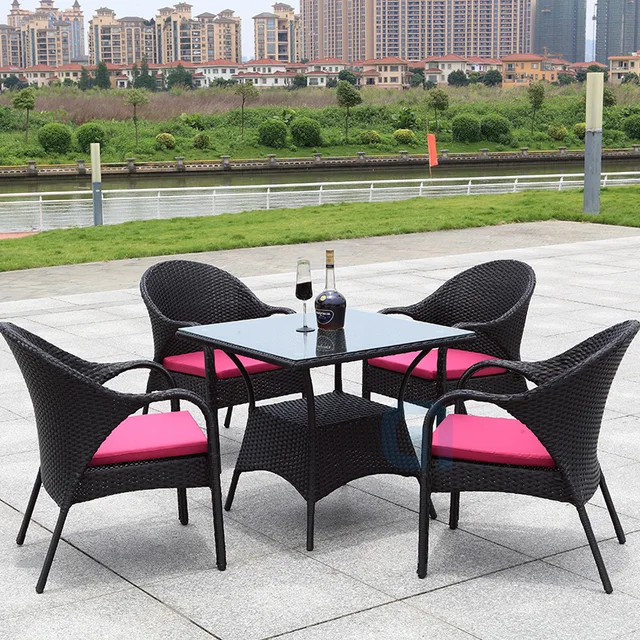 CourtyardCord 4-Person Rattan Outdoor Sofa Set 1