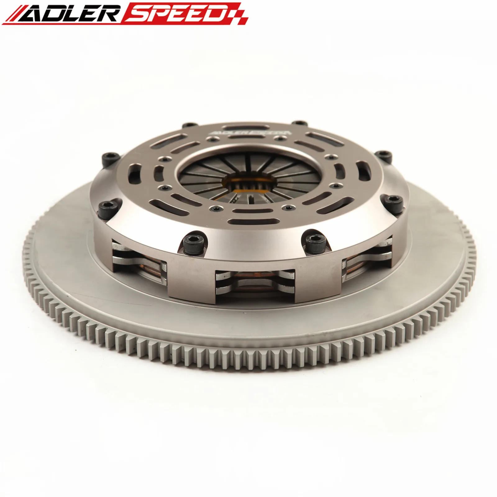Kit Doppio Disco Frizione Adlerspeed Sprung Per 89-99 Nissan 240Sx 2.4L Base Le Se