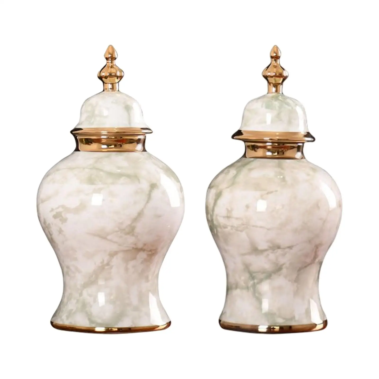 

Modern Porcelain Storage Jar Ornament Flower Arrangement Table Centerpiece Decorative Ginger Jar for Livingroom Collection Party