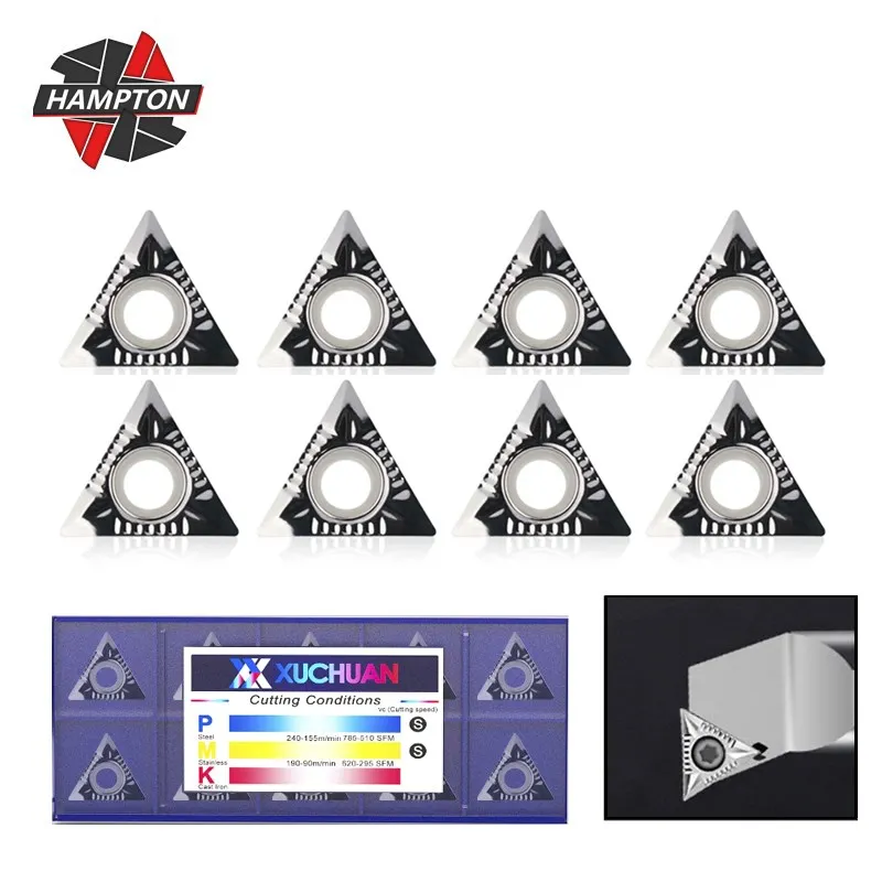 

HAMPTON TCGT16T304-AL Carbide Insert Milling Cutter Internal Turning Tool Insert Aluminum Cutter
