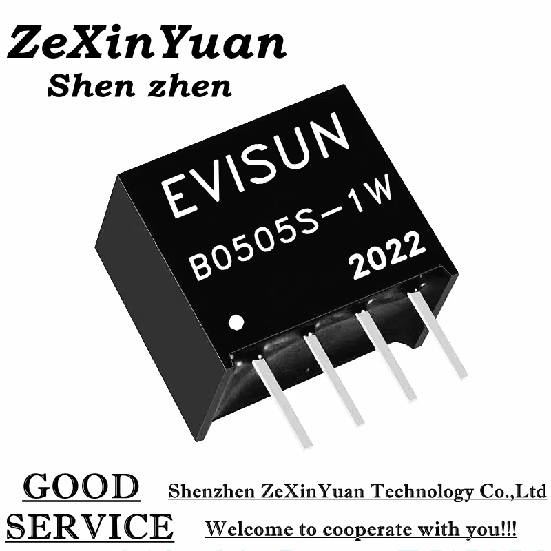 

20 шт. 100% новый оригинальный B0505S-1W B0505S B0505 ​​SIP-4 5V до 5V DC-DC изолированный модуль питания