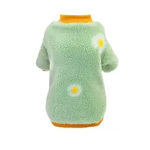 

Winter Dog Costume Pet Clothes for Small Dogs Cute Flower Print Pullover Coat Puppy Warm Jacket Chihuahua York Teddy Sweatshirt