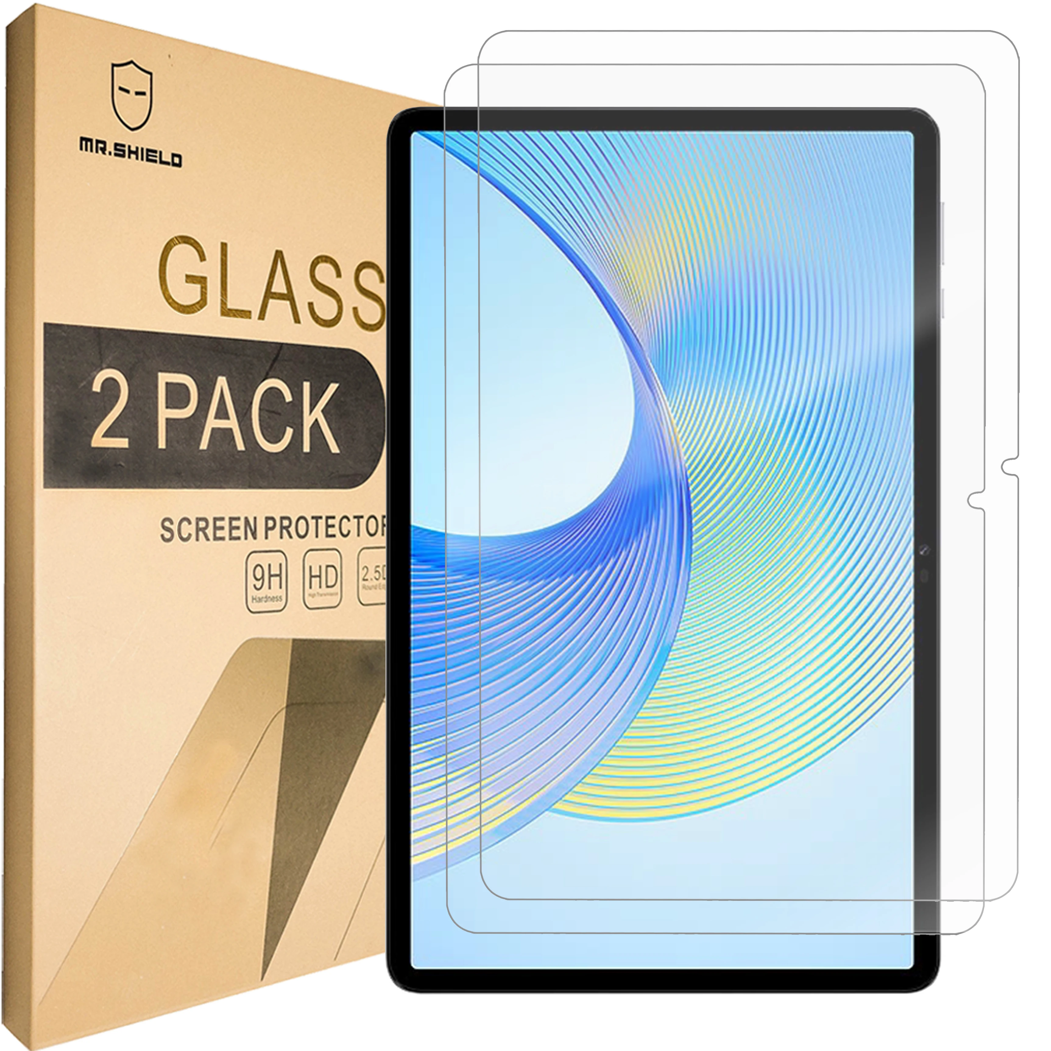 Mr.Shield [2-PACK] Screen Protector For Honor Pad X9 / Honor Pad X8 Pro, 11 Inch [Tempered Glass] [Japan Glass with 9H Hardness]