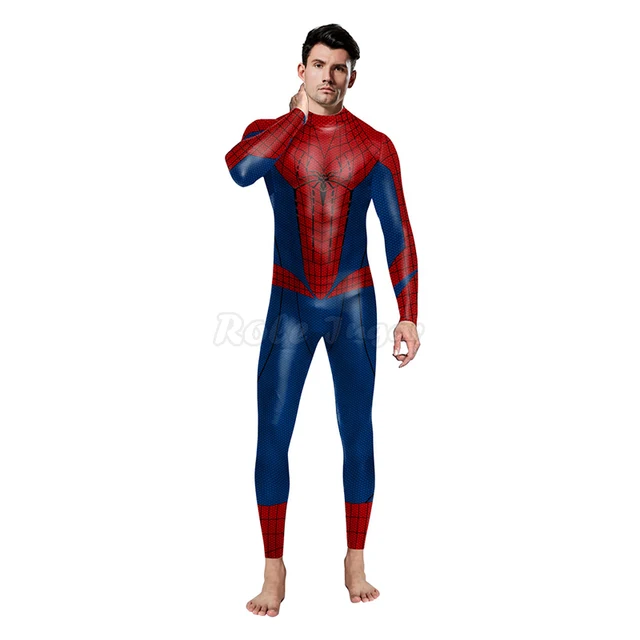 complexiteit Pakistan Verzakking Authentic Spiderman Costume Adults | Yetişkin Örümcek Adam Kostüm -  Jumpsuit Cosplay - Aliexpress